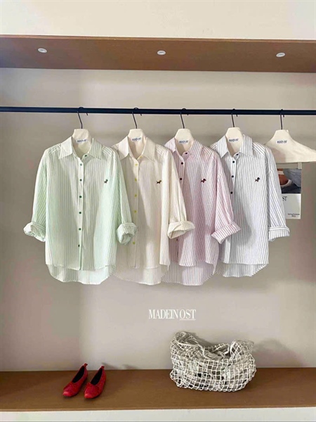 SƠ MI 75633 SỌC XANH