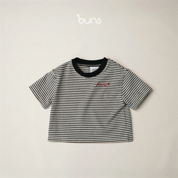 ÁO THUN KẺ NGANG ĐEN XÁM