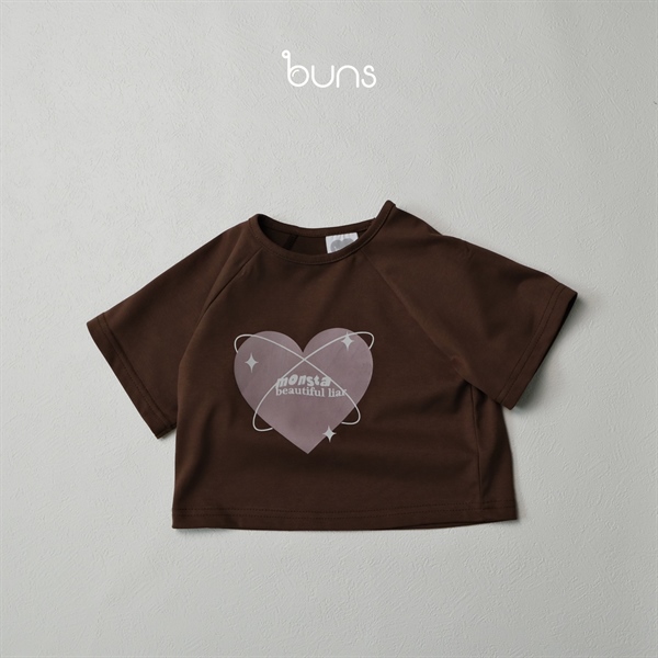 ÁO THUN COTTON 2C TRÁI TIM NÂU