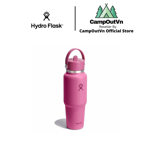 Bình giữ nhiệt Hydro Flask 946 ml Wide Flex Straw Travel Cap 32oz – WT32CFS Campoutvn