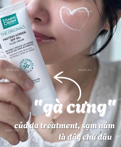 KEM CHỐNG NẮNG PHỔ RỘNG TOÀN DIỆN NGỪA LÃO HÓA, PHÒNG CHỐNG NÁM MARTIDERM THE ORIGINALS PROTEOS SCREEN SPF50+ FLUID CREAM 50ML
