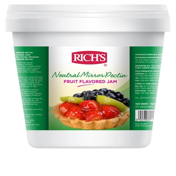 Mứt Rich Glaze trong 2,5kg/xô Neutral Mirror 16166