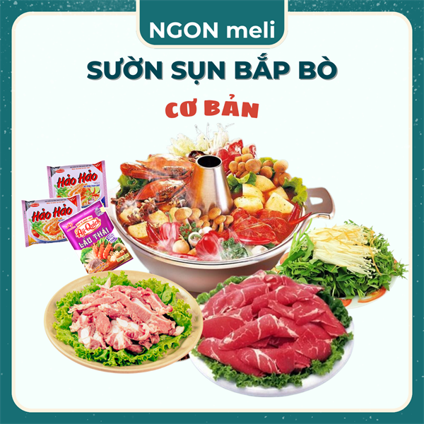 Lẩu Bắp Bò Sườn Sụn - Cơ Bản