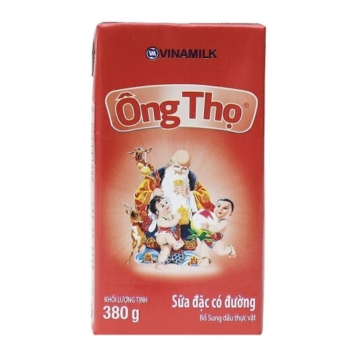 Sữa Ông Thọ đỏ hộp giấy 380g T24