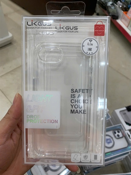 Ốp Likgus trong IPHONE 16E