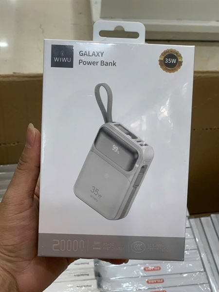 Sạc dự phòng không dây WIWU P036 35W 20.000mAh