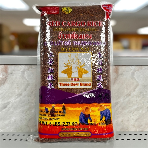 3 Deer Thai Red Cargo Rice (5L)