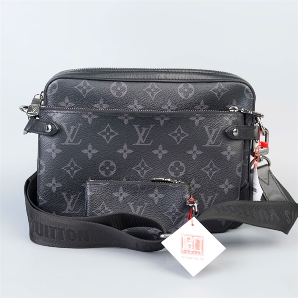 Túi LV Trio xám đen (set 3) sz25 (BQ) KG+