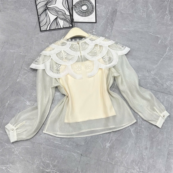 Sơmi tơ chanel 83211