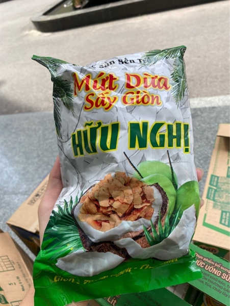 Mứt dừa sấy giòn Hữu Nghị 275g