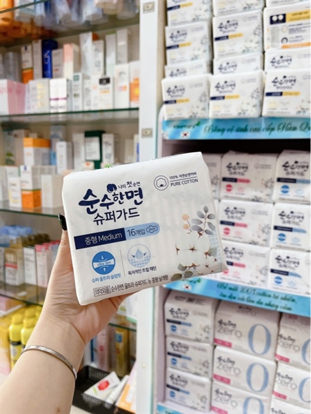 Băng vệ sinh soonsoohan medium - 16 miếng