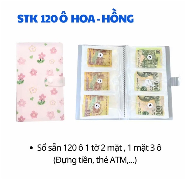 ALBUM ẢNH BÌA HOA 120 Ô
