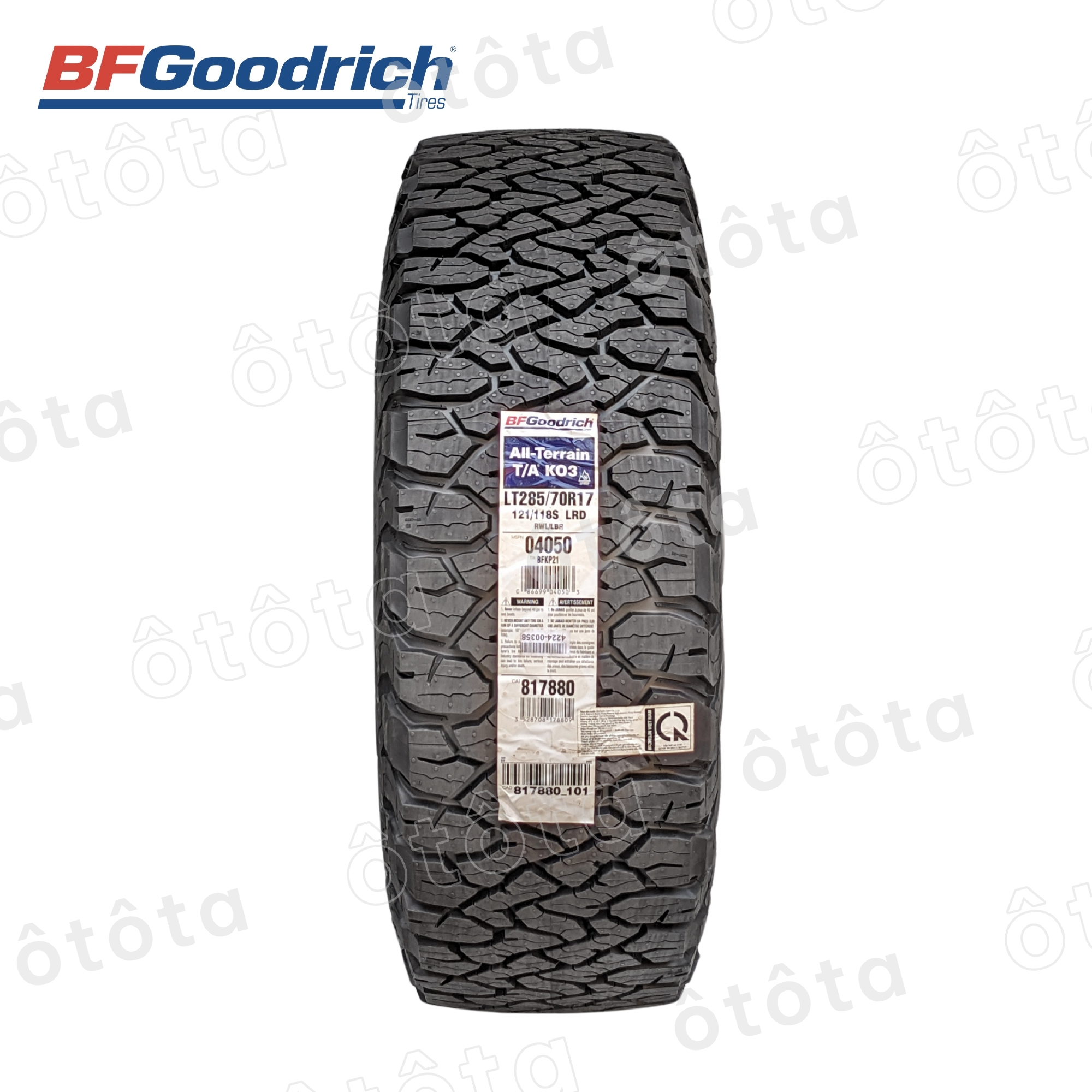 Lốp BFGoodrich 285/70 R17 121/118S KO3