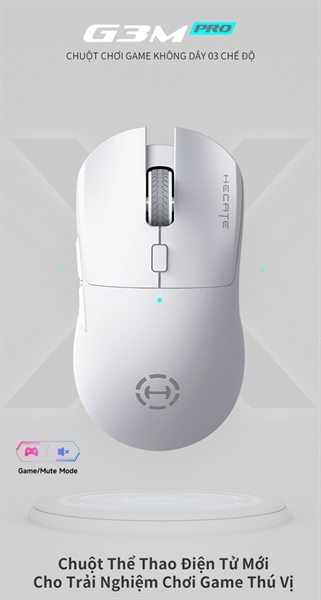 Chuột Gaming không dây 3 chế độ EDIFIER G3M PRO - White