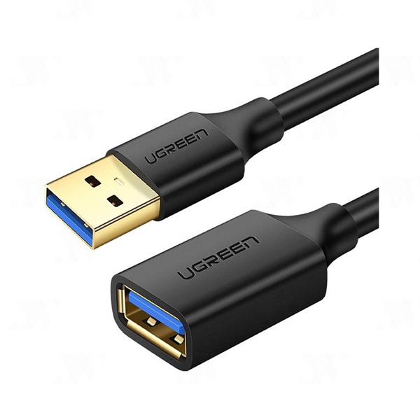 Cáp dữ liệu USB-A Male SANG USB-A Female 3.0 nối dài truyền dữ liệu giữa máy tính và ổ cứng USB dài 3m Ugreen ( 30127)