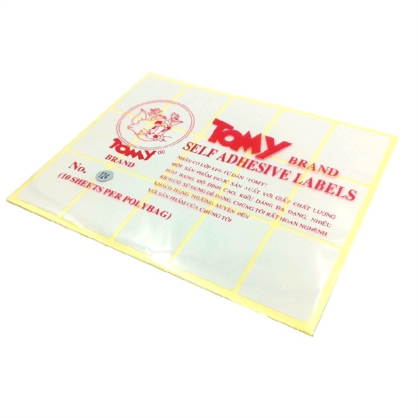 Nhãn decal Tommy 124