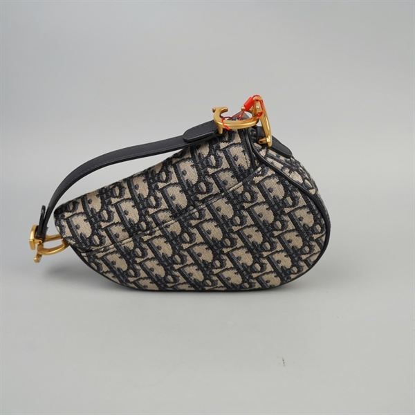 Túi Dior Saddle xám sz18 (BQ) KG+