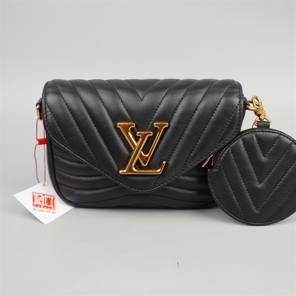 Túi LV Wave đen 2 strap kèm ví sz18 (BQ) KG+