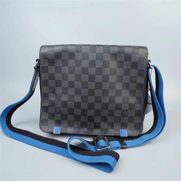 Túi LV đeo chéo ô vuông đen sz26 (BQ) KG+