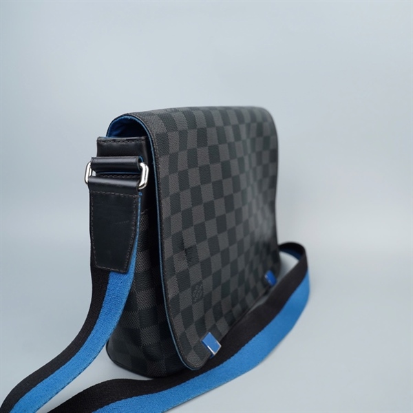 Túi LV đeo chéo ô vuông đen sz26 (BQ) KG+