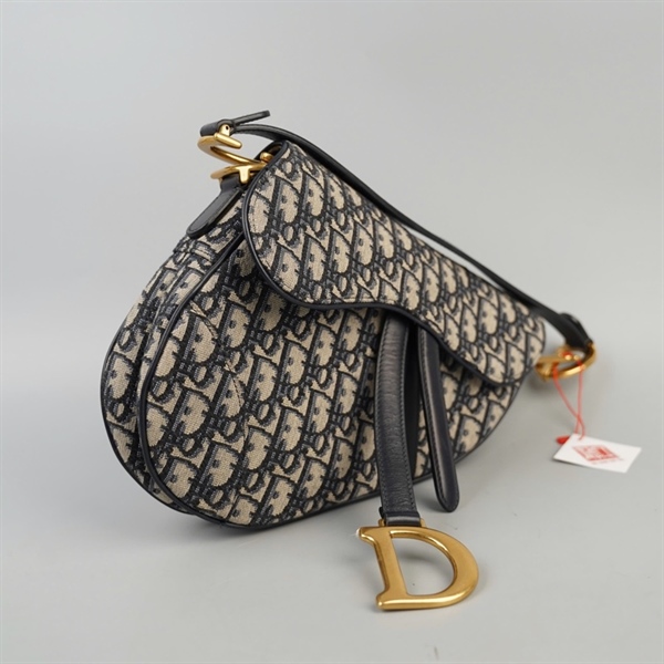 Túi Dior Saddle xám (01-BO-0250) sz25 (BQ) KG+