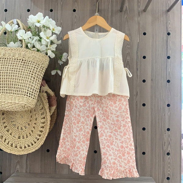 5106 Set áo sát nách phối quần dài (5-13)