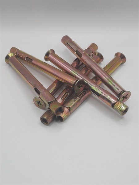 Bu lông nở áo đầu vít (Tắc kê nở áo đầu vít) sắt xi kẽm