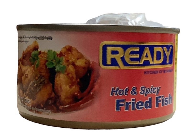 Ready hot spicy fried fish / ホットとスパイシー揚げ魚 130GR
