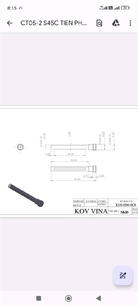 Ty định hình SKD11 - Việt Phát