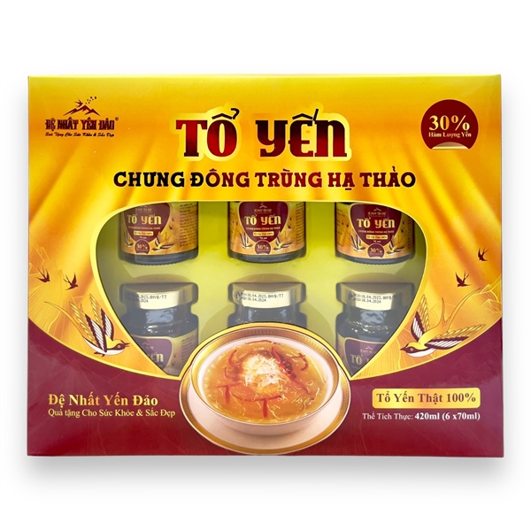 Tổ yến chưng Đông Trùng Hạ Thảo