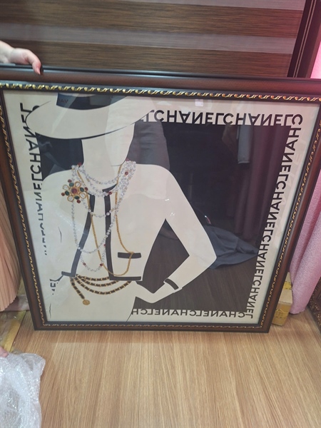 Tranh Chanel mẫu 1 KG+