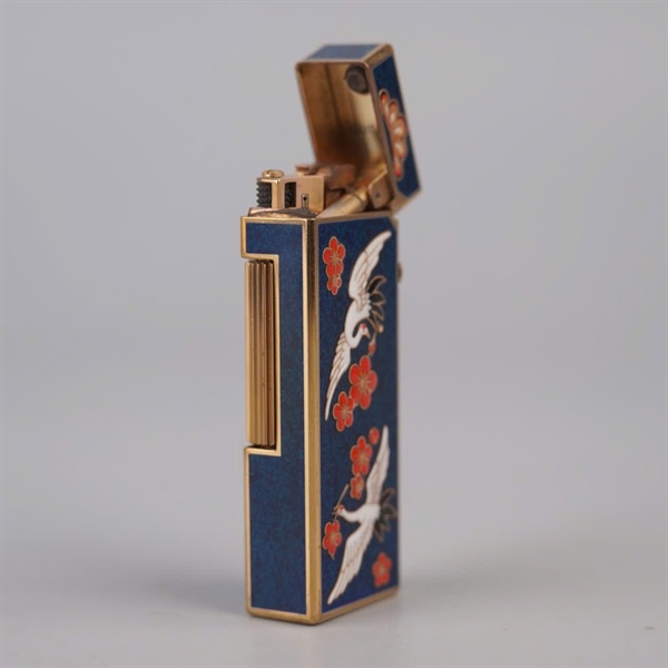 Bật lửa Dunhill xanh hình cò KG+