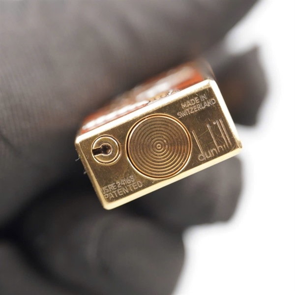 Bật lửa Dunhill nâu hình rồng (RE24163) KG+