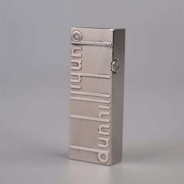 Bật lửa Dunhill bạc in logo nổi KG+