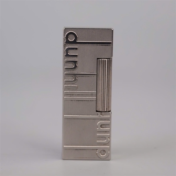 Bật lửa Dunhill bạc in logo nổi KG+