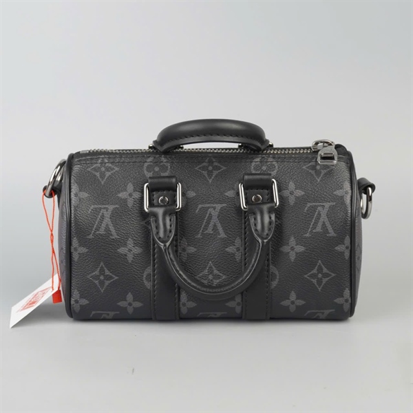 Túi LV Keepall hoa đen sz20 +