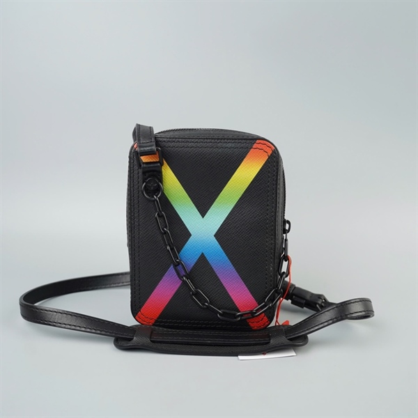 Túi LV đeo chéo đen chữ X sz12 (L-N) KG+