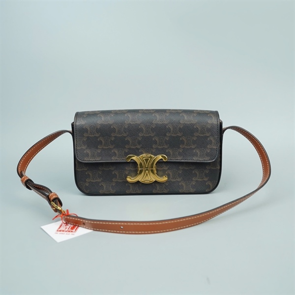 Túi Celine Triomphe nâu sz20 (LN) KG+