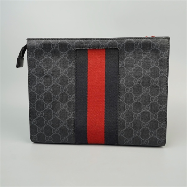 Túi GG Clutch đen sz25 (LN) KG+