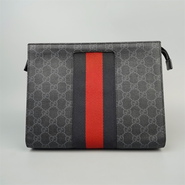 Túi GG Clutch đen sz25 (LN) KG+