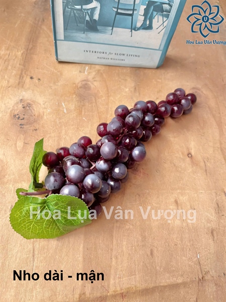 Nho dài - Mận - Quả và dây quả - Hoa Lụa Vân Vượng
