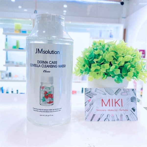 Tẩy Trang Jm Solution centella cleansing water dành cho da nhạy cảm dầu mụn 500ml