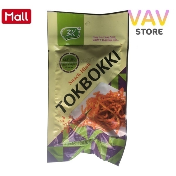 Snack hình tokboki( 30 gói)