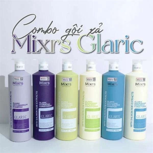SET GỘI XẢ MIXRS GLARIC 800ML