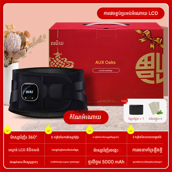 Back and abdominal massage machine