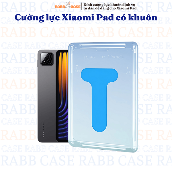 Kính cường lực có khuôn định vị tự dán cho Xiaomi Pad