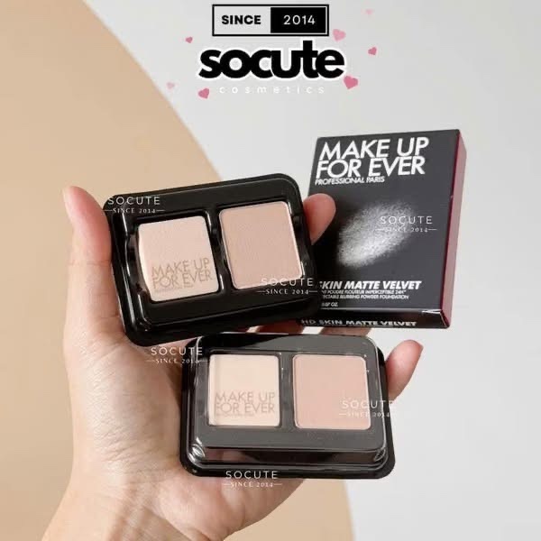 Phấn phủ nén make up for ever nén mini