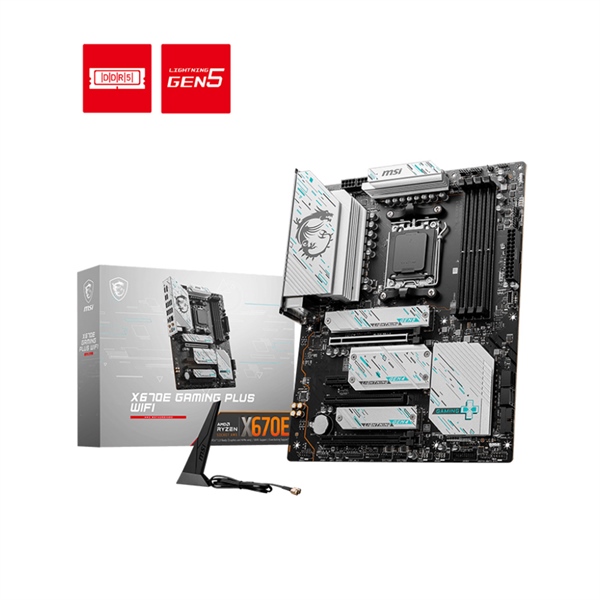 Mainboard MSI X670E Gaming Plus Wifi (AMD X670, Socket AM5, ATX, 4 khe RAM DDR5)