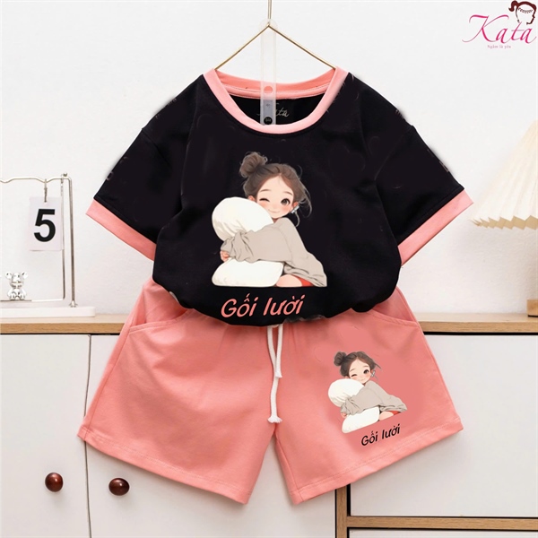 BG QUẦN SHORT TAY BO BÉ ÔM GỐI LƯỜI SIZE 4-14,R6