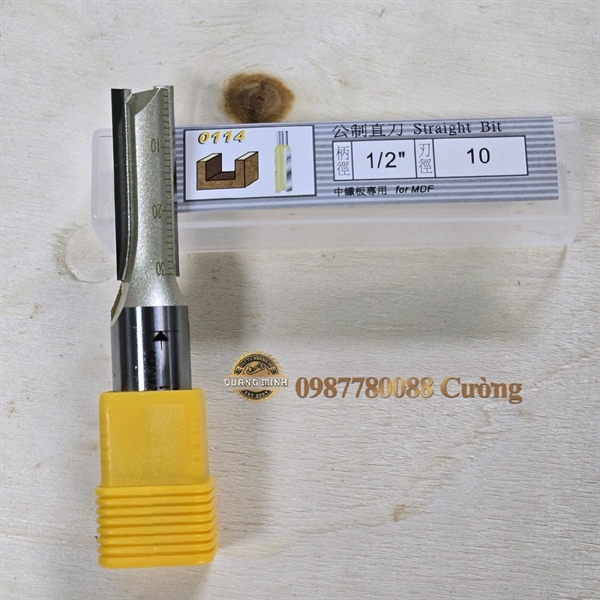 A0114448 Mũi phay thẳng 1/2